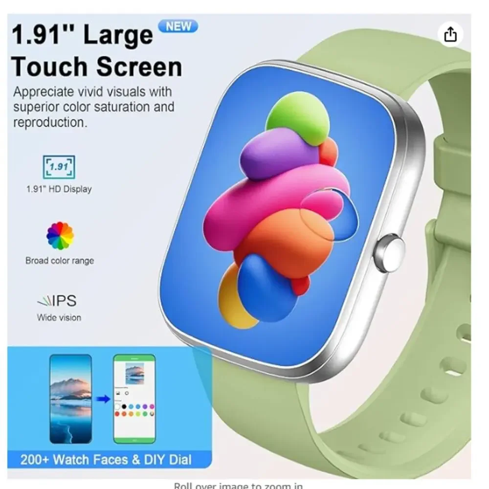 Smart Watch (Answer/Make Call), 1.91